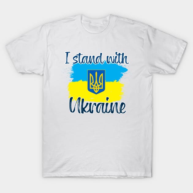I stand with Ukraine T-Shirt by STARSsoft